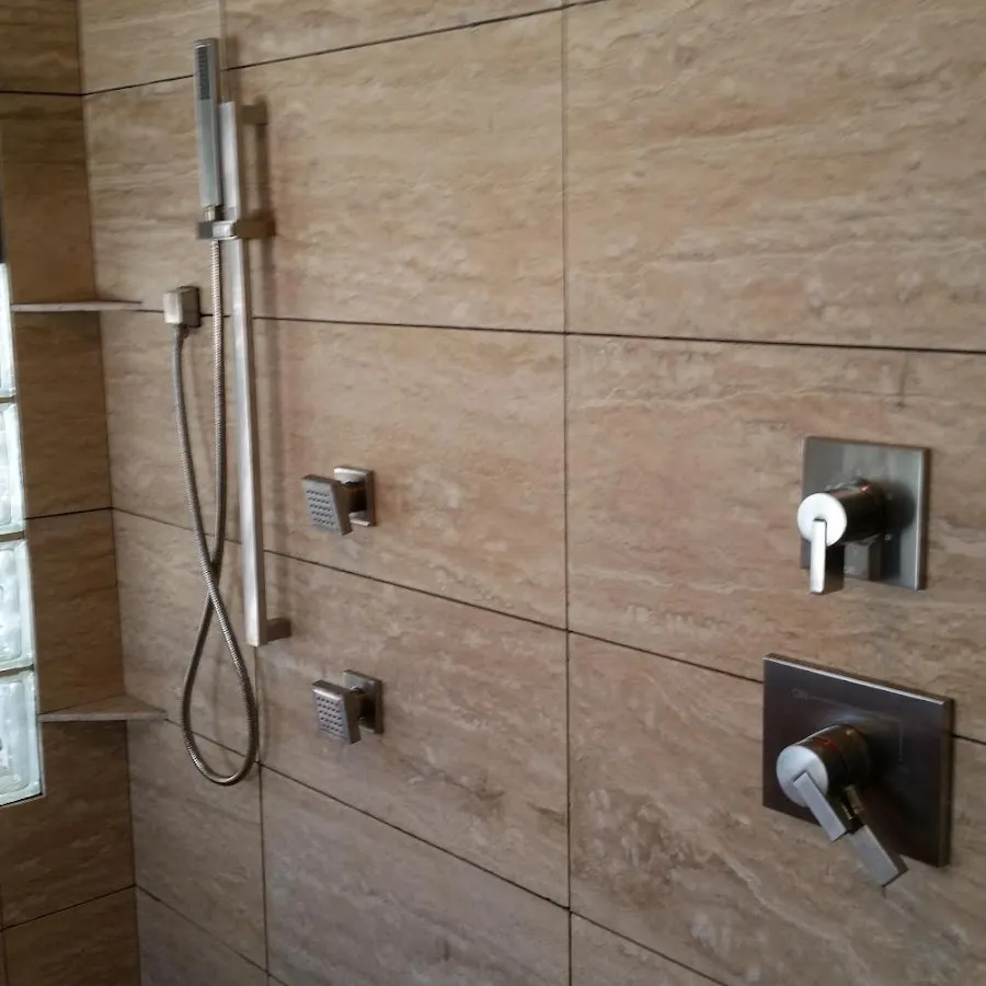 Shower fixture installation for Water Heater Replacement in Bethany